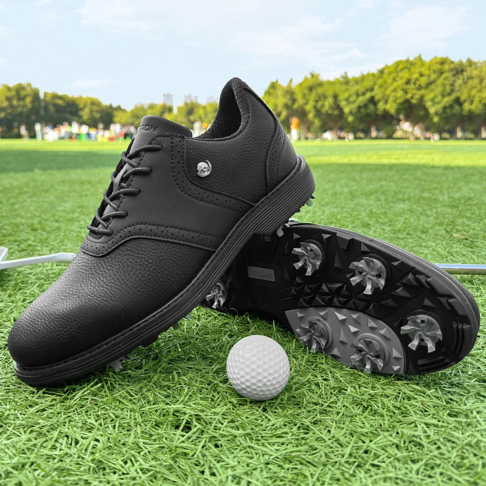 Professional Golf Shoes Men Spikes Golf Sneakers Outdoor Walking Footwears 251023