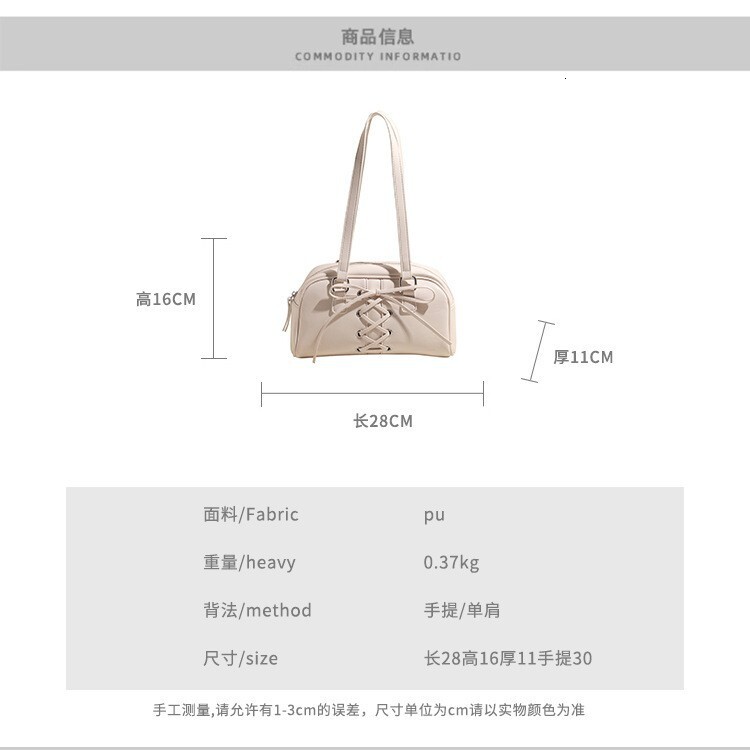 Free shipping designer bag Trendy Bowknot Underarm Bag for Women New Fashion Solid Color Handbag Trendy Versatile Casual Shoulder Bag