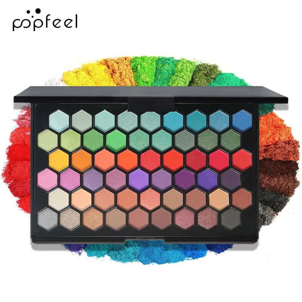 54 Colors Matte Fine Glitter Eyeshadow Palette Earth Color Eyeshadow Palette Waterproof NonHalogenating Delicate EyeshadowXJ251027