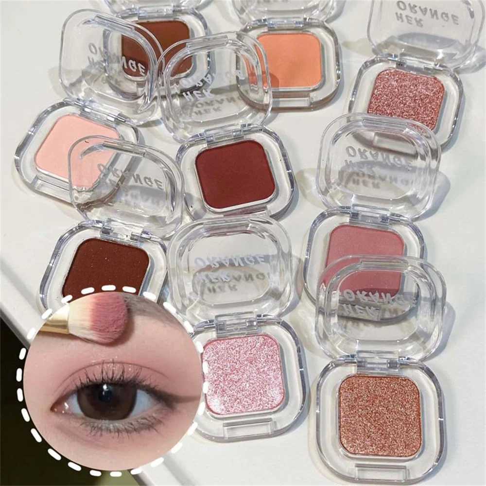 Monochrome Eyeshadow Palette Matte Wine Red Brown Eye Shadow Smoky Pearl Glitter Earth Low Saturation Highlighter Eye MakeupXJ251027