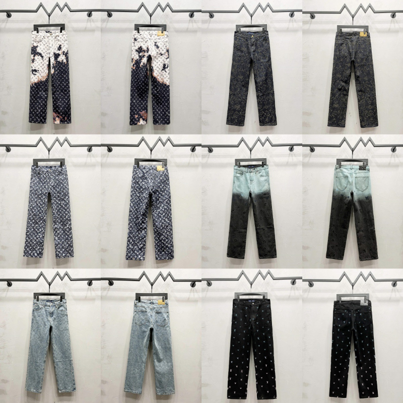 Casual Classic Baggy Pants Men's Korean Fashion Hip Hop Denim Straight Wide Leg Trousers Men's Jeans High Street Pant alones