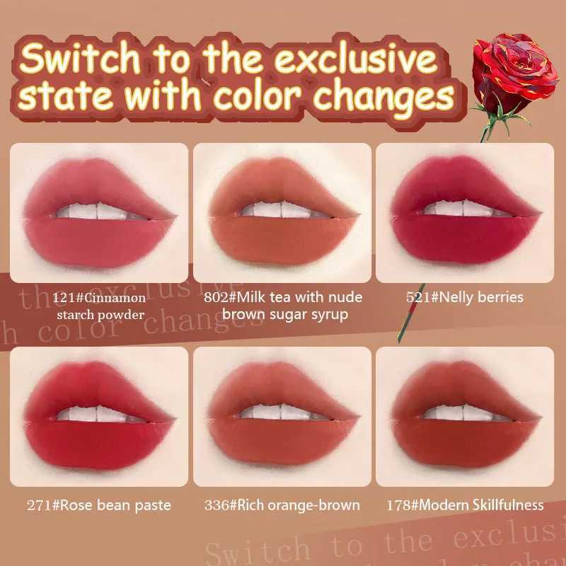 Waterpoof Matte Lipstick Cute And Lightweight Lip Gloss Convenient To Carry LongLasting AllDay For All Occasions W251027