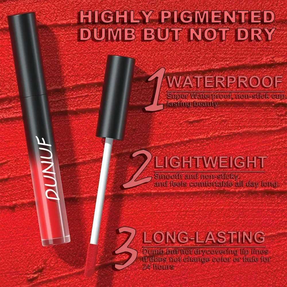 32 Color Lipstick Matte Lasting Lip Gloss Moisturizing Nonstick Cup Halloween Party Purple Blue Black Highly Pigments Lip Glaze W251027