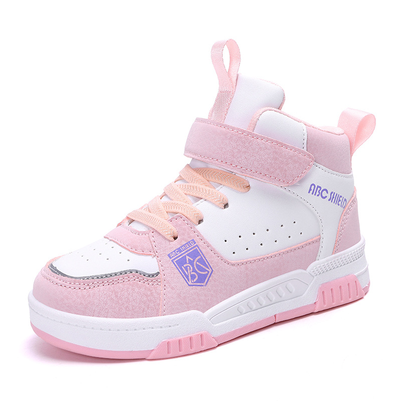 Kids Shoes for Boy Girl Basketball Shoes High Top Boys Sports Shoes Kidszworld Children Non-slip Basketball Sneakers Big Plus Size 28 - 39 K1222