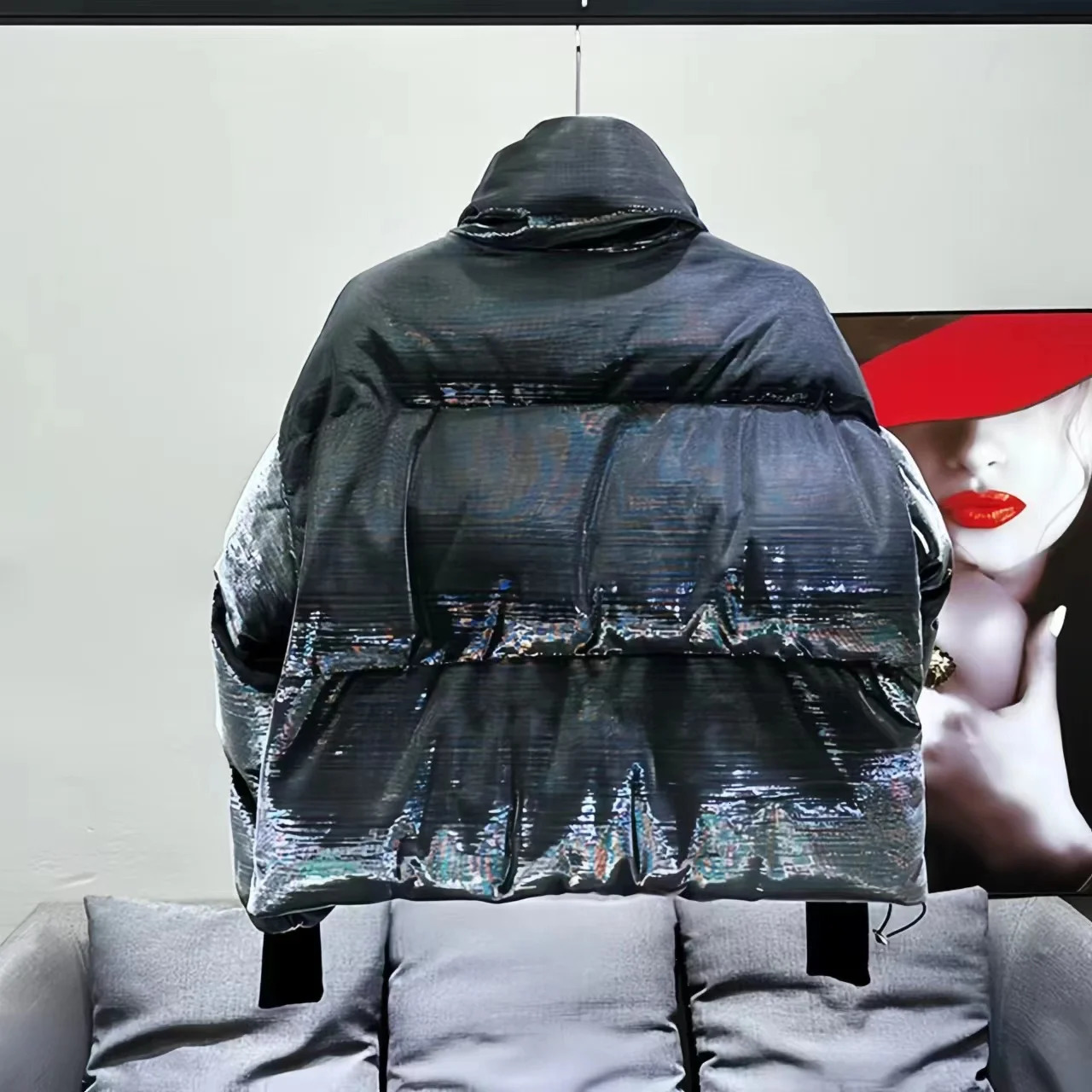 Short Thick Loose Cotton Jacket for Men and Women Warm Female ClothingEngland StyleTurndown CollarZipper Winter 251027