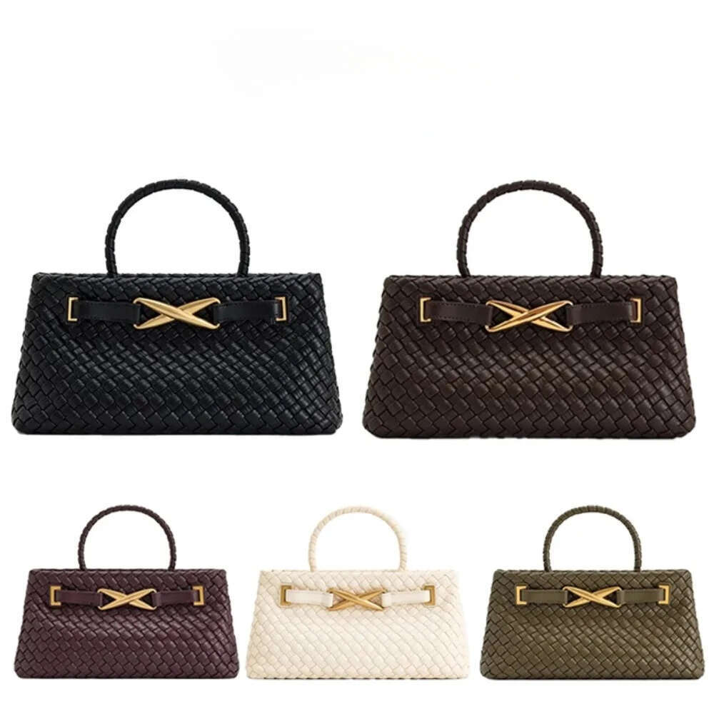 JW PEI Woven Handbag Cora Fashion Shoulder Crossbody Large Capacity Commuter Women's Bag New