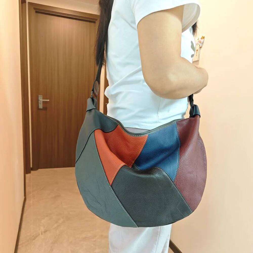 Designer Luxury Arliwwi Real Cow Designer Women Shoulder Handbag Extra Soft Cowhide Genuine Leather Bags