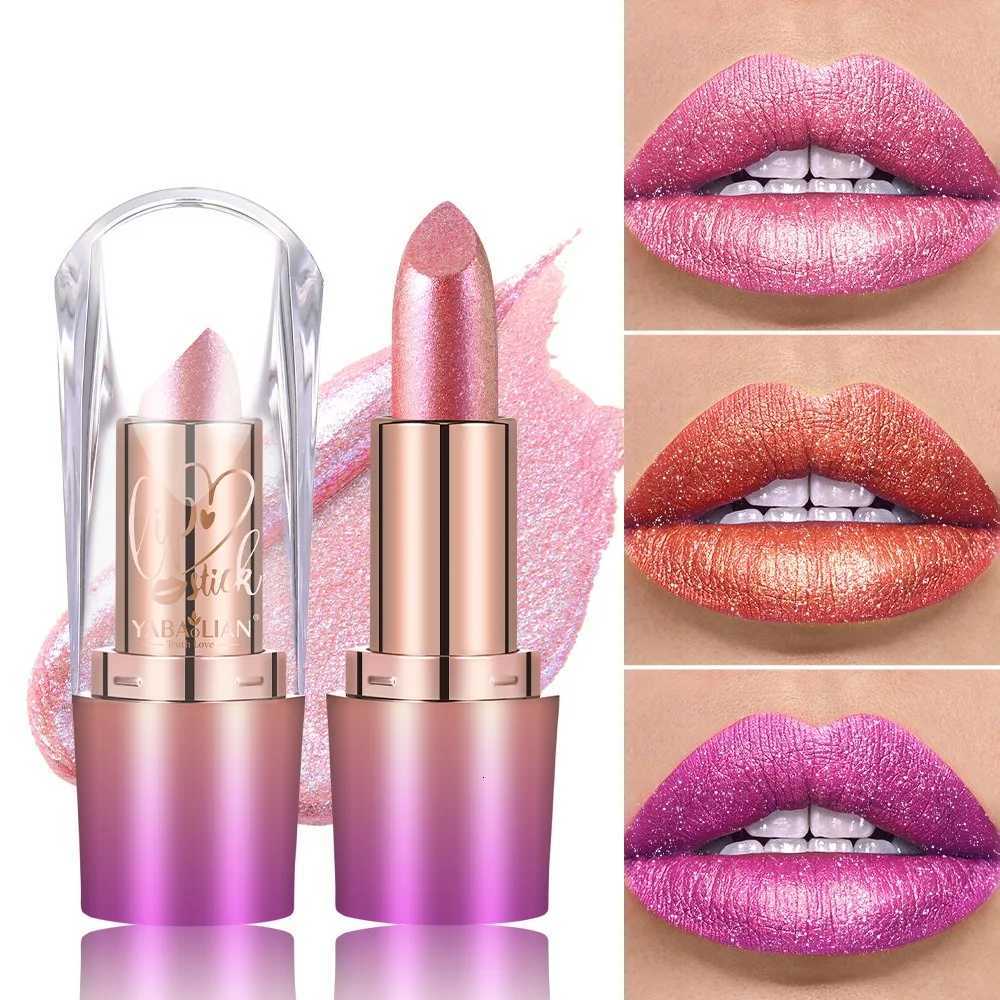 Holographic Radiance Lipstick Metallic Pearl Glitter LongWear Lightweight 3D Luxe NonSticky Lip Stick Cosmetics For Women W251027