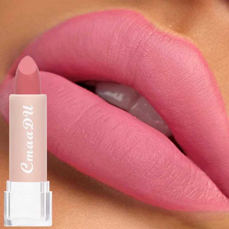 Matte Nude Pink Velvet Lipstick Milk Silky Texture Lips Stick Lasting Waterproof Matte Lipsticks Sexy Red Lipstick Korean Makeup W251027