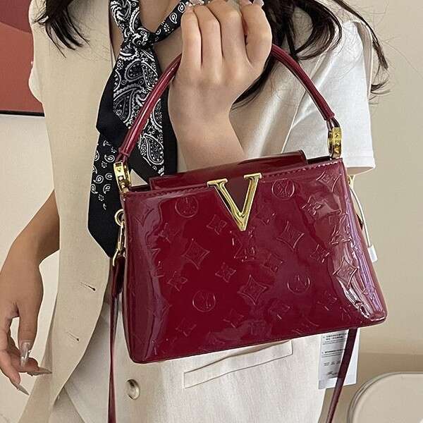 genuine leather handbags designers handbag Red Bridal Wedding Fashion Tote High-End Crossbody Women's luxuryss bags designer women bag purse wall