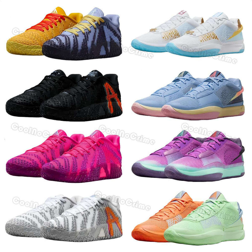 Top JA 3 3s Men Women Basketball Shoes Ja 1 1S Morants Designer Trainers Volume Hyper Pink Mint Foam Turbo Green NY Outdoor Sneakers Size 36-46