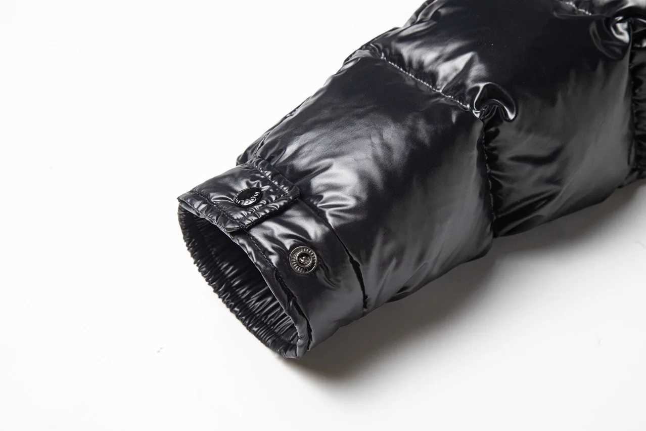 High Quty Outdoor Windproof Parka Thicken Warm Puffer Tops Winter Hooded Shiny Down Coats Mens Casual White Duck Down Jackets C251027