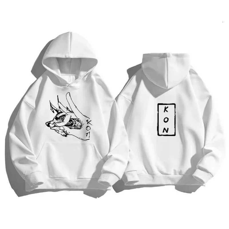 Hot Anime Chainsaw Man Hayakawa Aki Fox Devil Kon Graphic Printed Hooded Men Women 2D Hoodies Casual Sweatshirt Harajuku Streetw W251027