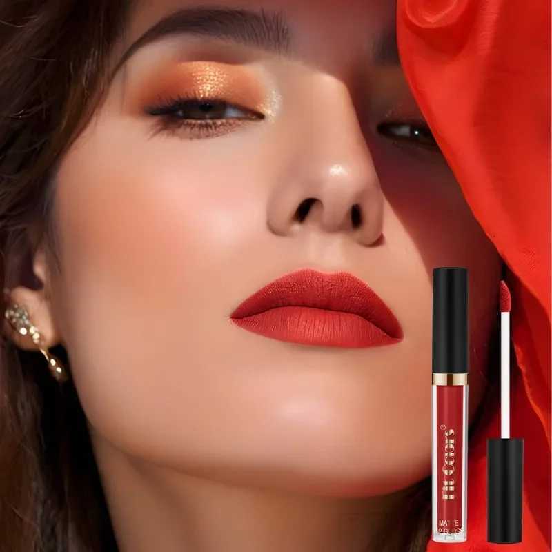 Fit Colors Longlasting Matte Lipstick Non Stick Moisturizing Lip Gloss Waterproof Makeup Lip Glaze Sexy Purple Red Lipsticks W251027
