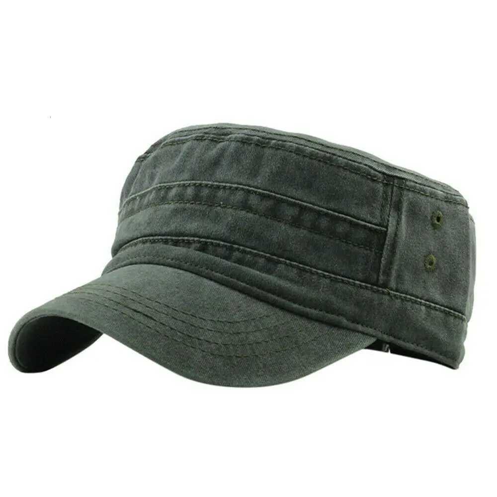 Big Head Man Large Size Pure Cotton Army Flat Cap Outdoors Baseball Cap Summer Polyester Plus Size Military HatW251027