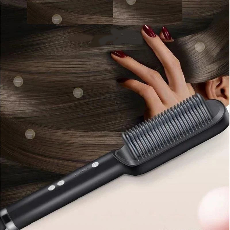 Electric Hair Straightener Brush Professional Fashion Fast Heating Ceramic Hair Straightener 251027