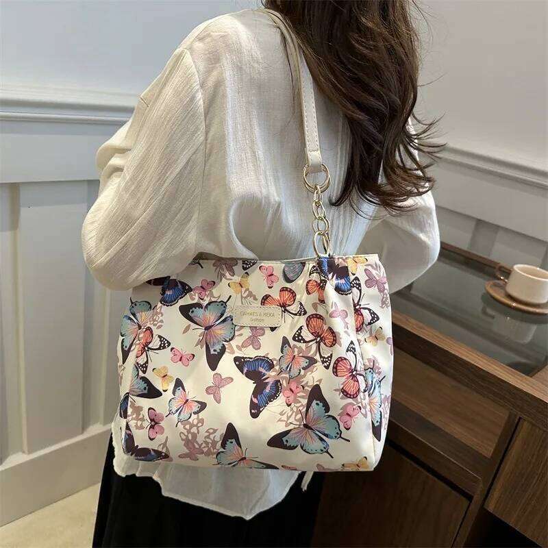 Designer Luxury Leisure And Fashion Canvas Women S New Korean Edition Large Capacity Personalized Handheld Shoulder Tote Bag