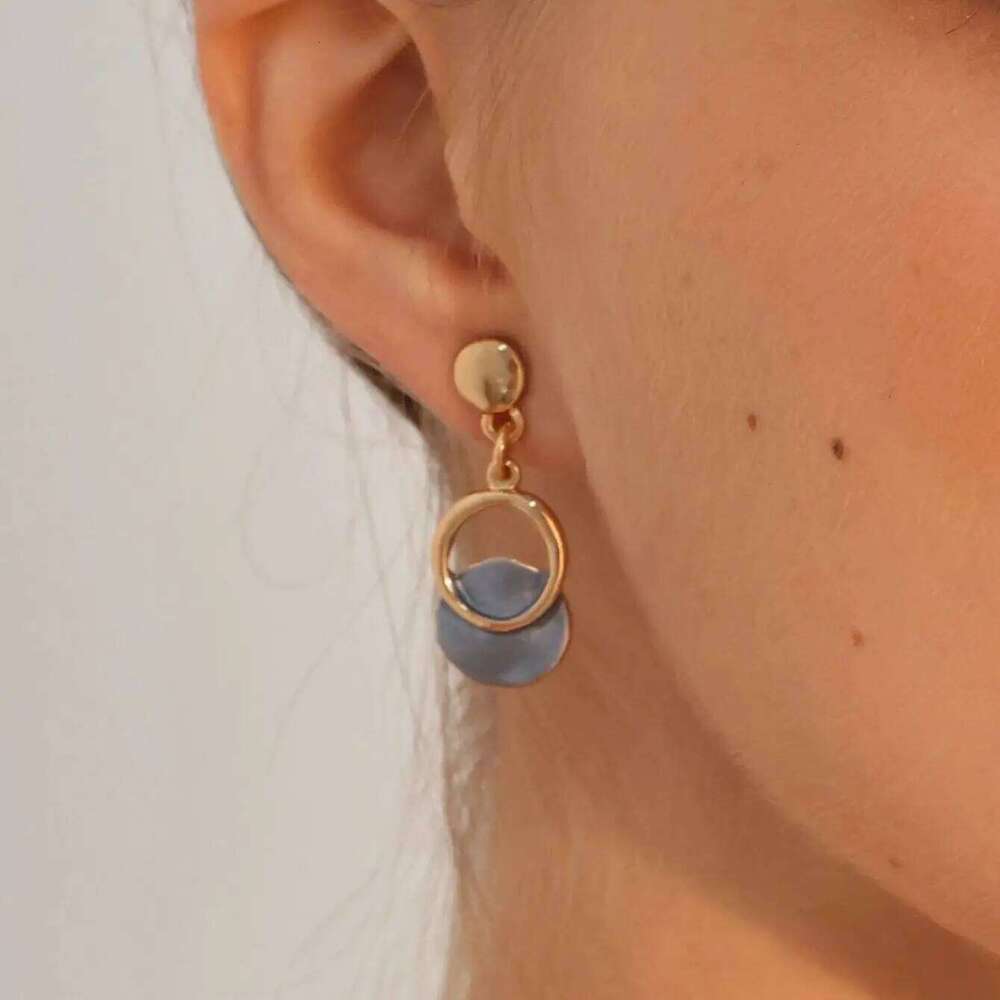 Cring Coco Geometric Pendants Necklaces Enamel Metal Jewelry Accessory Collar Pendant Necklace New For Women Mother Gifts 2022