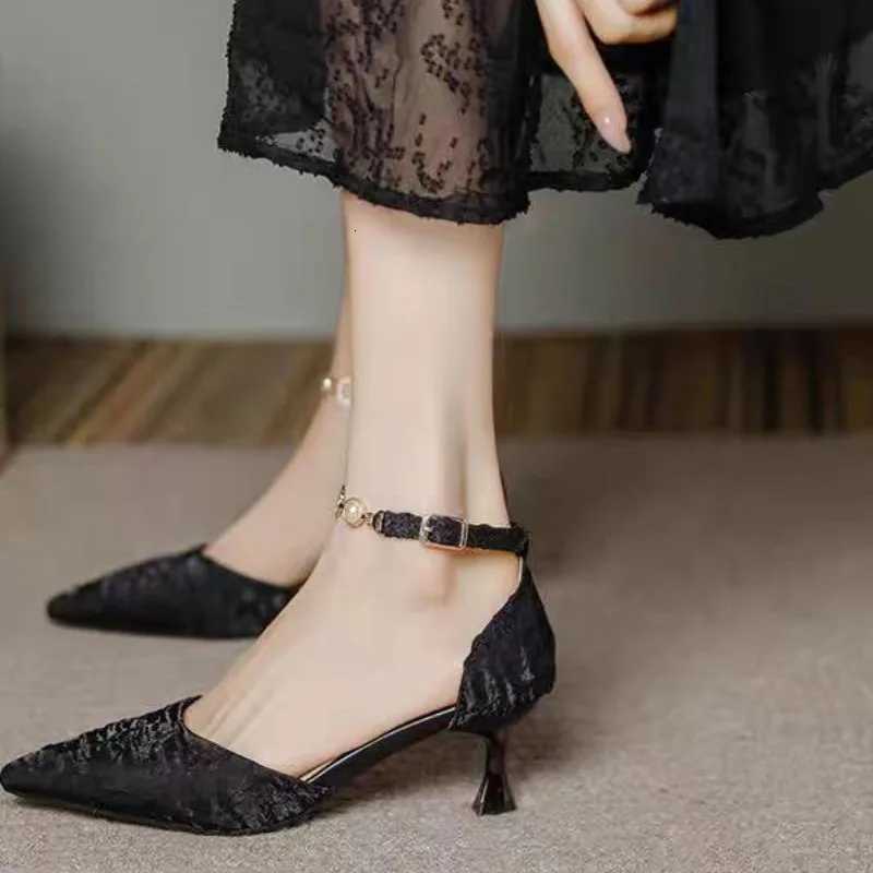 New Pointed Toe Wedding Bride High Heels Shoes Female Party Mules Elegant Women Pumps Designer Shoes Sexy Dress ShoesXJ251027