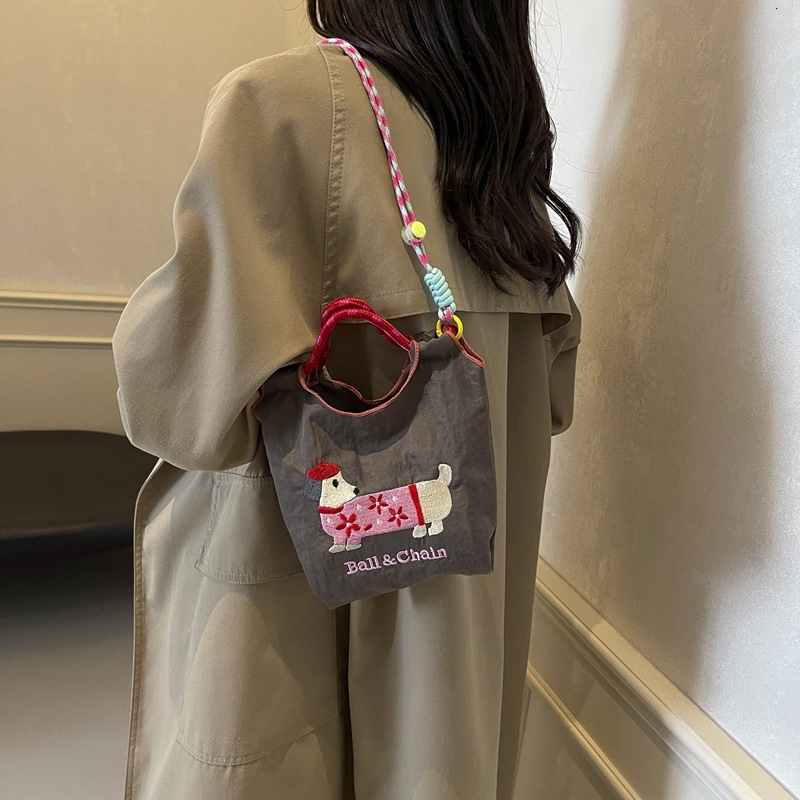 Free shipping designer bag Cute Dachshund Dog Women Bag New Large Capacity Personalized Handbag Versatile Shoulder Crossbody Children Bag