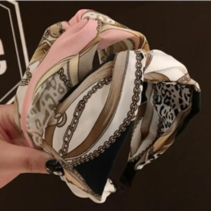 Print Headband Cross Wide Hairband for Women Hair Accessories Head Band Adults Print Hair Headband Women Headwear Hair Band 251023