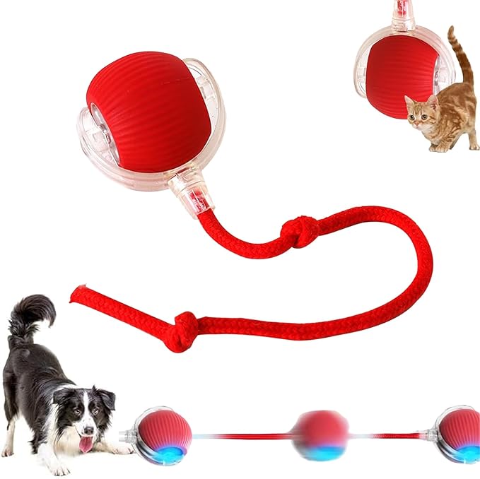 Cat smart teaser ball, interactive cat toy, intelligent automatic rolling dodge, upgraded pet toy