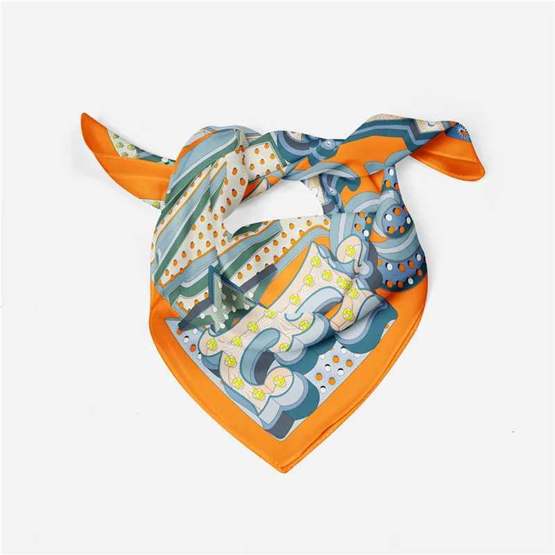 Twill Silk Scarf Wan tters Painting Square Scarves Wraps Bandana Small Hijab Silk Foards Tie band Neckerchi 53CMW251027