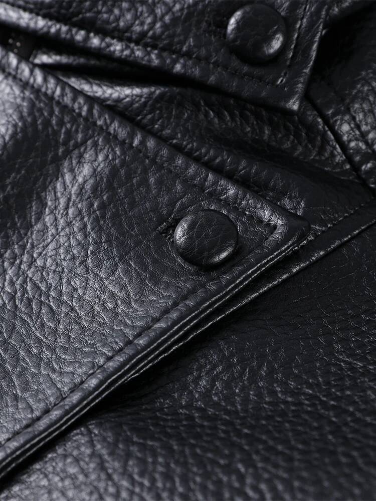 winter jacket women Street Stand Collar Women's Leather Jacket Loose Long Sleeve Zipper Pockets Chic Female Coats Autumn Winter Lady Outerwear