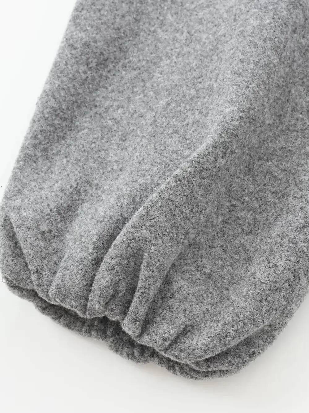 winter jacket women XNWMNZ Women's Fashion Autumn/Winter Soft Bomber Jacket Women Retro Round Neck Long Sleeve Elastic Hem Zipper Female Coat