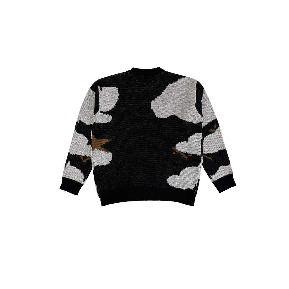 Punk Jumpers Women Long Black Khaki Autumn Winter Purple O-neck Spring Sweaters Jumpers Streetwear Y2k Tops Sweater Loose