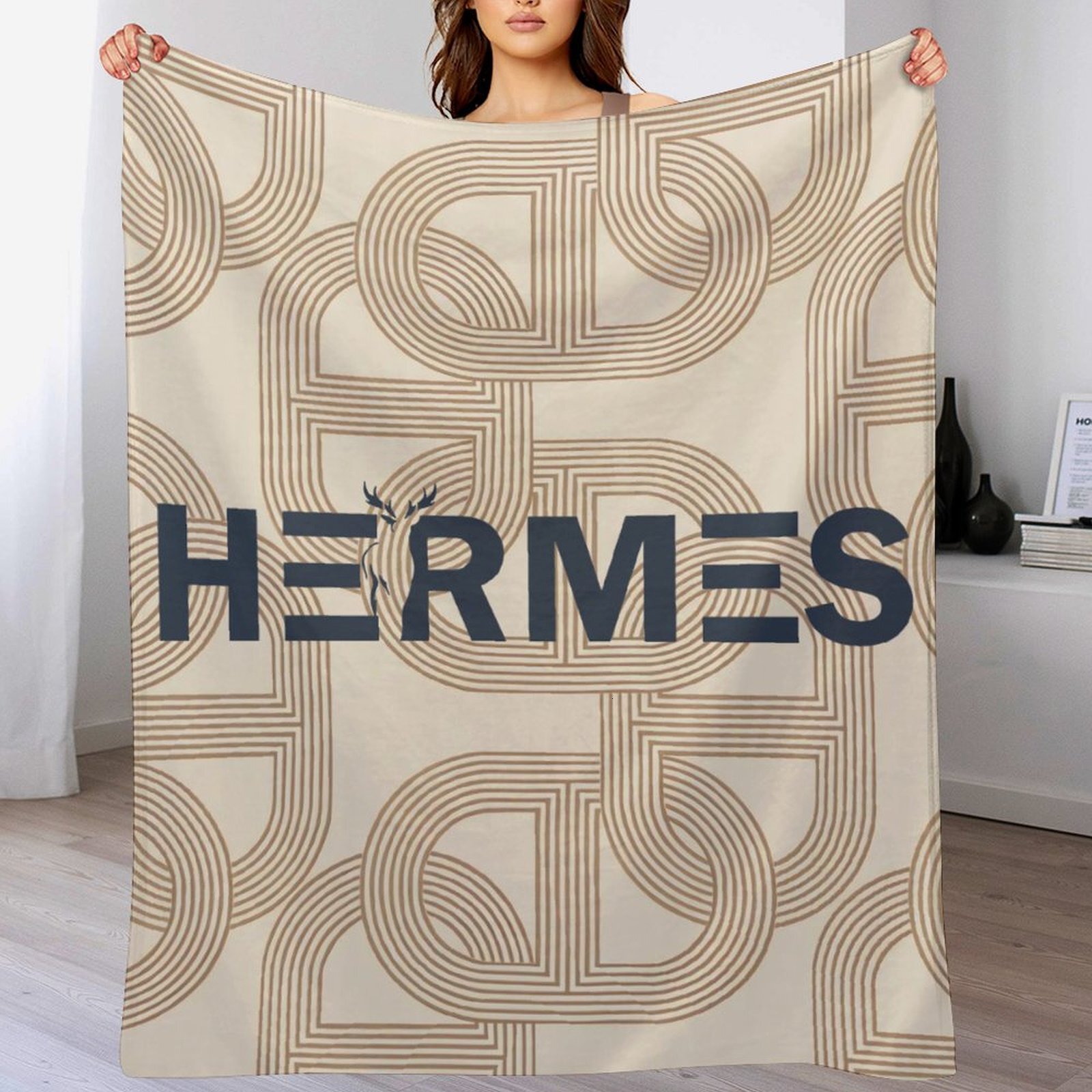 Custom H Designer Horse blanket blanket throw cashmere vibration blanket copert Home Travel Throw Summer Air Conditioner Beach home bedding blankets t