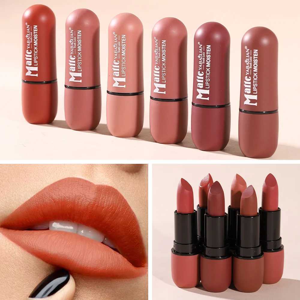 Matte Lipstick LongLasting Waterproof Classic High Pigment Velvet Topcoat Lip Cosmetics W251027