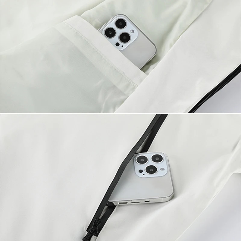 YJKVUR 2025 Autumn Unisex Soft Shell Outdoor Hooded Jackets Men Plus Size Water Repellent Rain Coats for HikingGolfTravel 251015