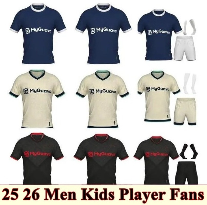 Millwall FC 25-26 Soccer Jerseys FLEMMING MALONE CRESSWELL SAVILLE HONEYMAN 2025 2026 home jersey features a classic navy blue base football shirt