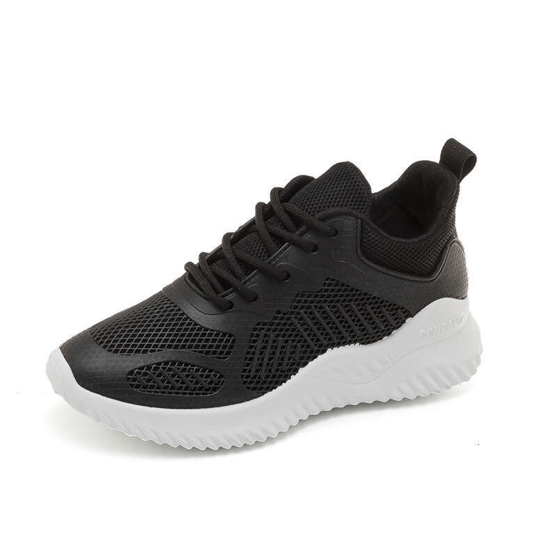 Korean Style Thick-Soled Height-Increasing White Sneakers for New Super Popular Sports Casual Running Shoes Women Trendy Fear Nothing