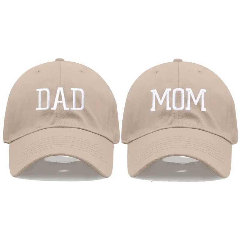 DAD MOM Embroidery Pure Cotton Mens Baseball Cap For Man Womnes Fashion Sport Golf Caps Sun Hat DropshippingW251027