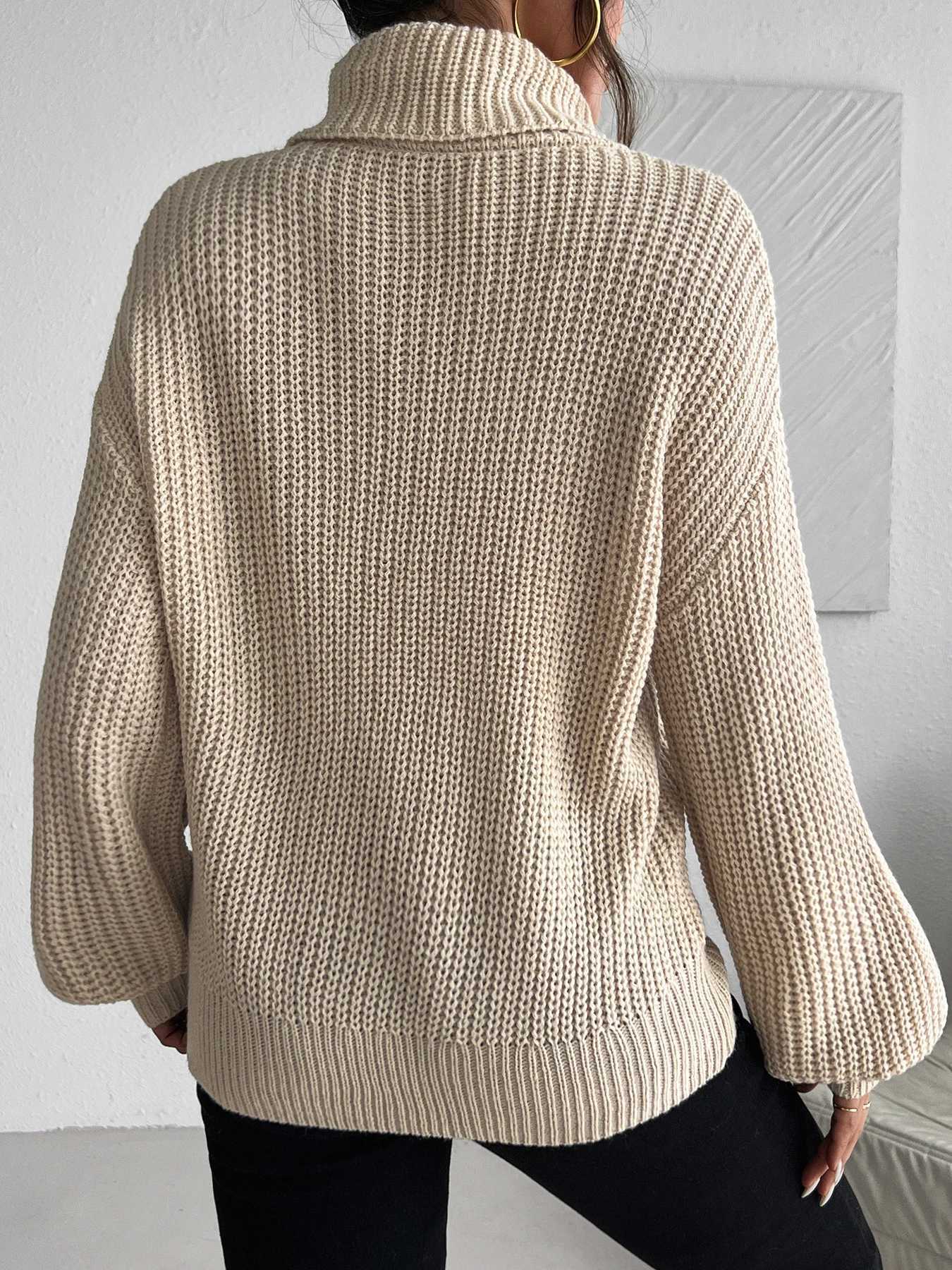 New autumn and winter high neck long sleeved pullover sweaterT251027