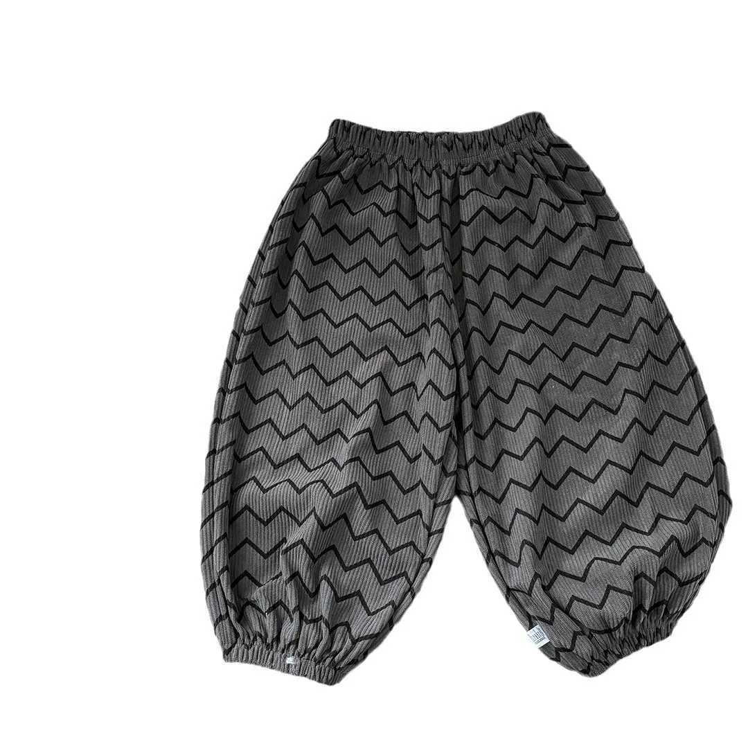 Baby Girls Pants Kids Full Printed Pant Corduroy Trousers Autumn Childrens Clothing Korean StyleT251027