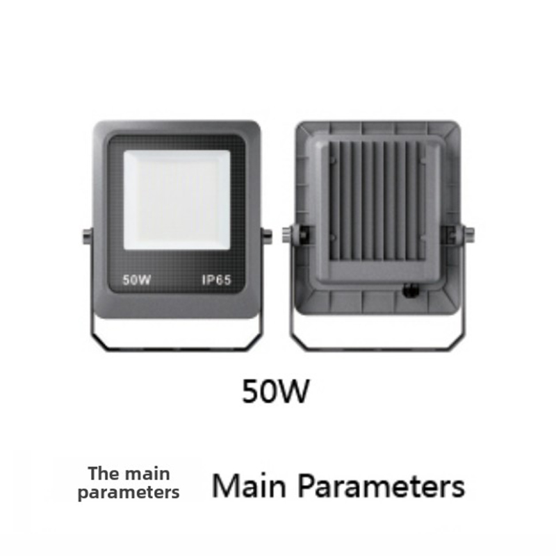 IP65 Waterproof LED Flood Light, 50W High Brightness Outdoor Lighting Fixture for Garden, Yard & Commercial Spaces