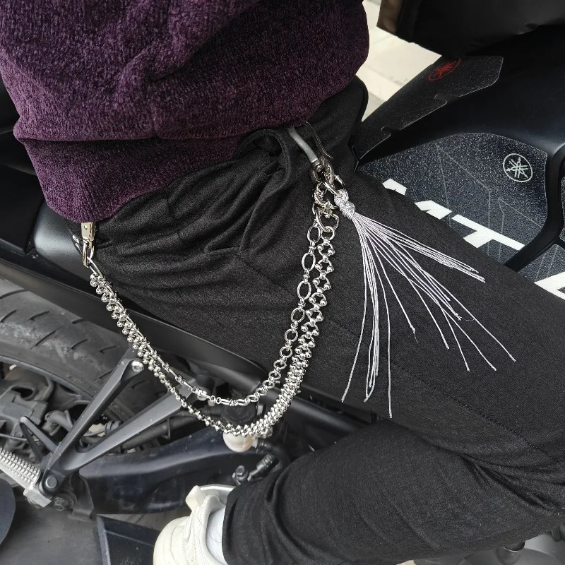 Minimalism Stainless Steel Pants Chain Copper Buckle Head Punk Mens And Womens Hiphop Rock Ones Waist Accessories 251024
