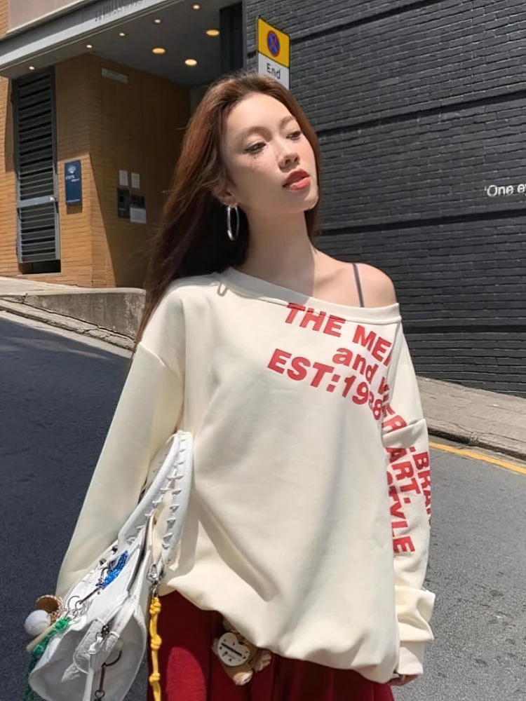 Y2k Sexy Oversize T shirt Women Streetwear Print Long sleeve Basic Top Lady Fall Winter Korean Fashion Oversized Tees Shirt 251027