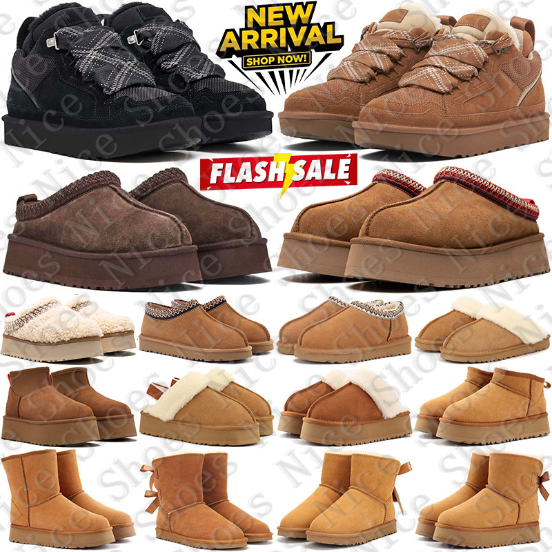 Designer boots martin booties Shoes for mens womens winter Autumn fur bottes heel botte leather sneakers luxury over the knee snow high platform fashion top