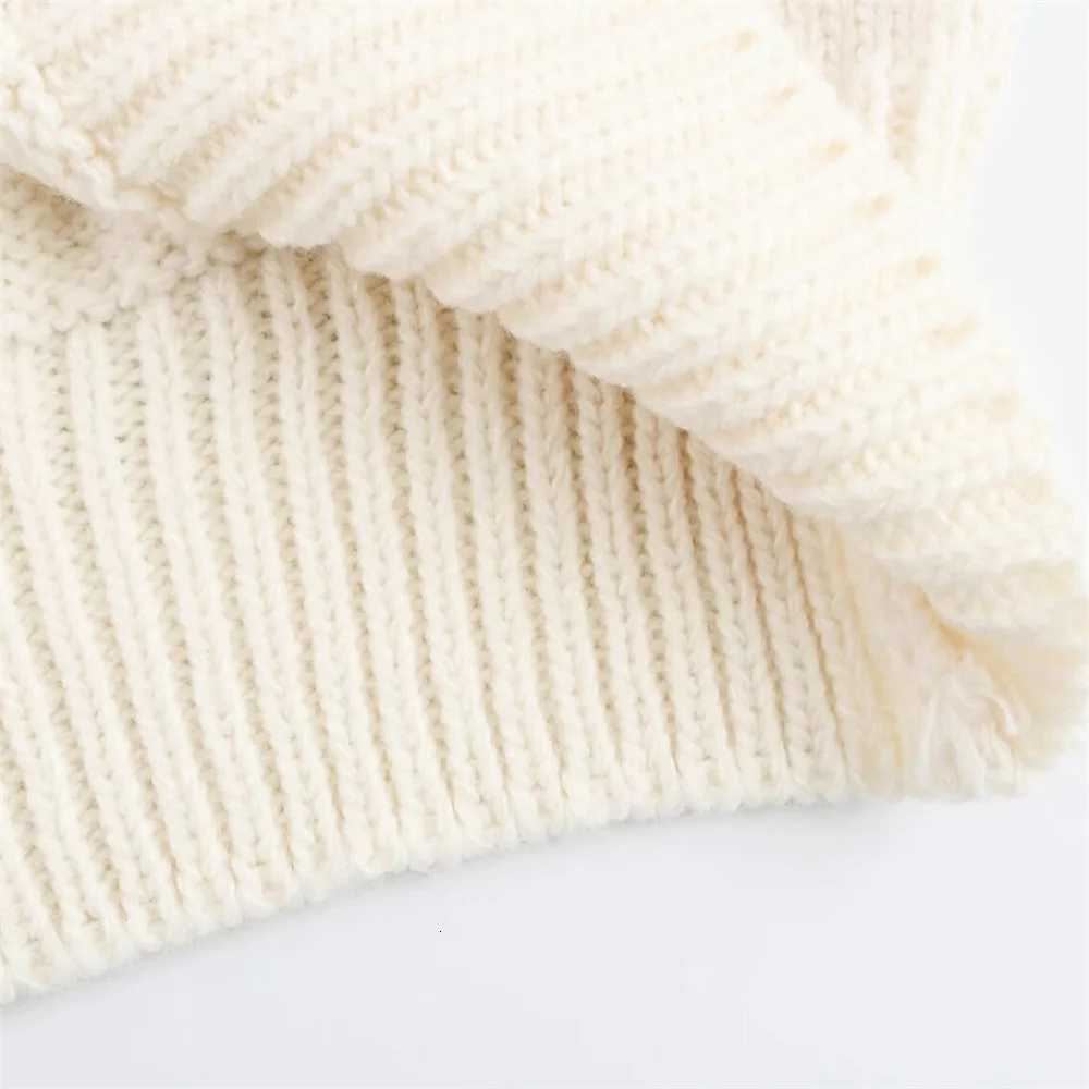 Winter new fashion womens casual avantgarde design sense European and American pullover knitted sweaterT251027