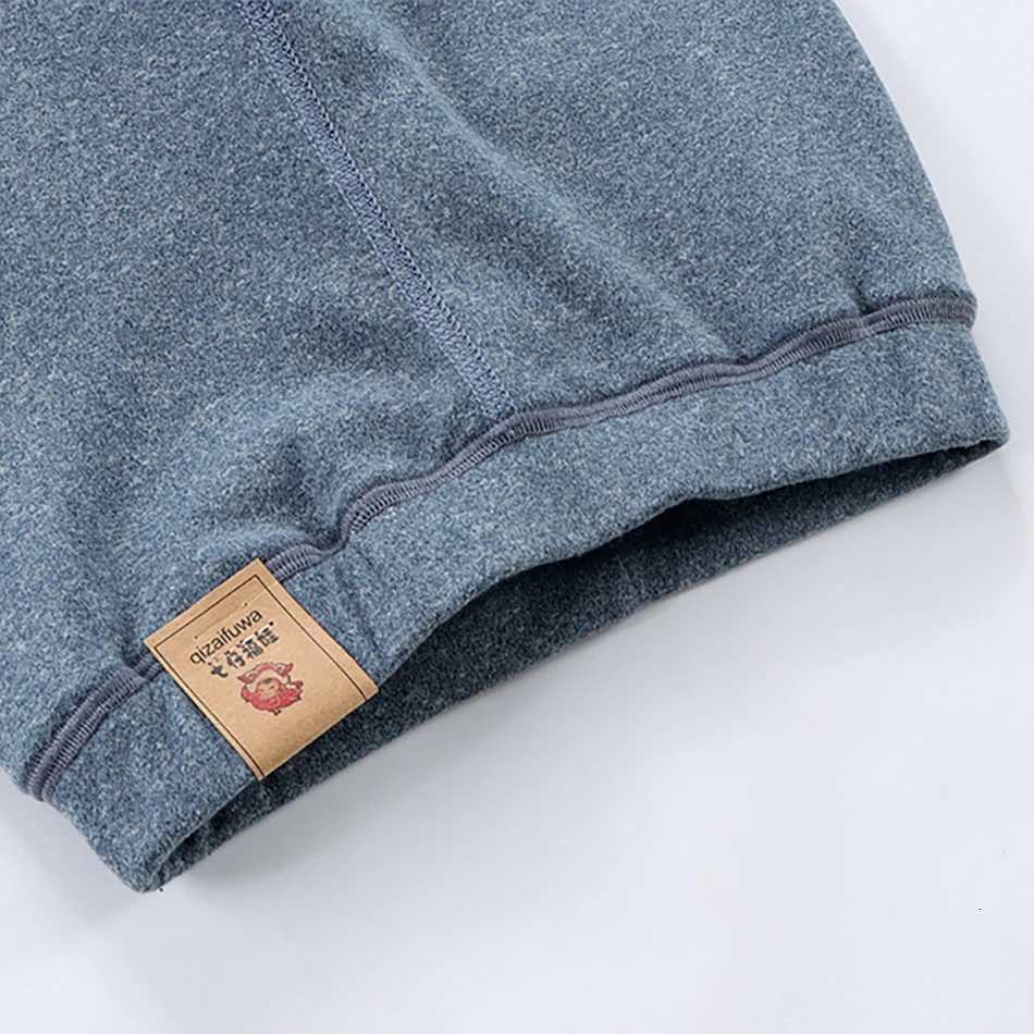 Children Fleecelined Pants for Teenager Boys Girls Warm and Cozy Elastic Winter Bottoms Clothes Suitable for Autumn and WinterT251027