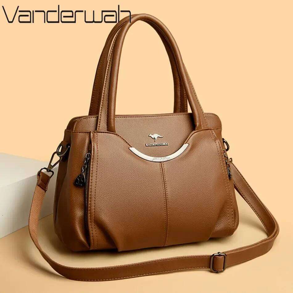 Genuine Designer Handbags Soft Leather Shoulder Crossbody Bags For Women Tote Sac A Main