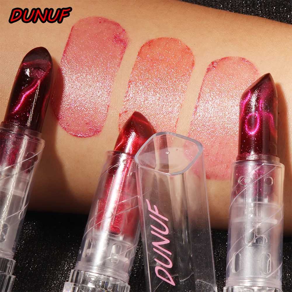 Mirror Metallic Glitter Jelly Lipstick LongLasting Waterproof Shimmer Pearl Sparkling Lip Gloss Makeup Changing Color Lipstick W251027