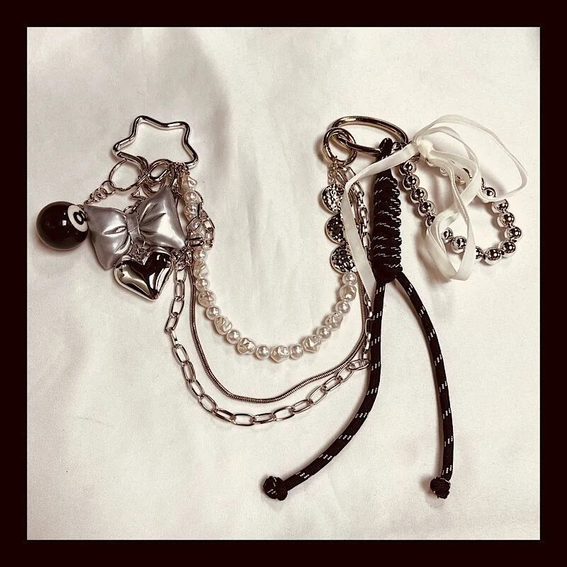 Fashionable handmade bag pendant diverse punk bag decoration keychain 251023