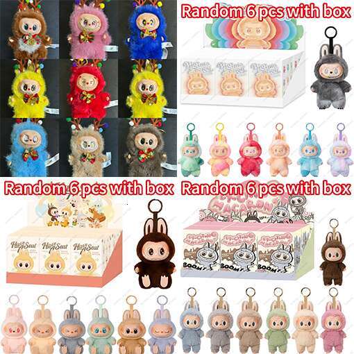 Christmas gifts The Most popular New style Christmas labubu Top quality labubu doll blind box V1 V2 V3 Cute Fashion Pendant Decor labubu doll popmart for children doll