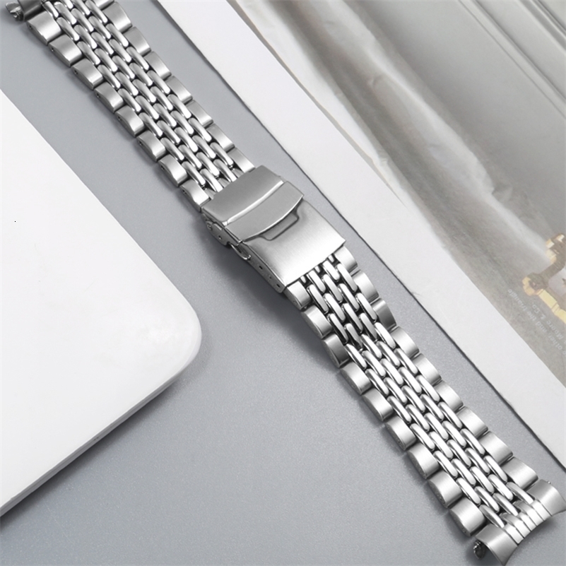 Precision Steel Strap With Substitute No5Green Water GhostSky Eagle Series Curved Interface Stainless Watch Chain 22mm 251027