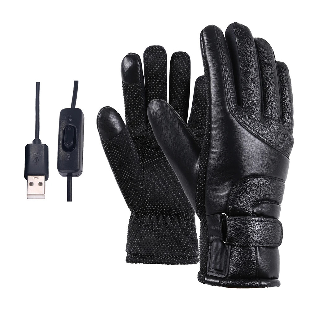 USB Warm Hand Heating Gloves Ergonomics Touch Screen USB Electric Heating Gloves Constant Temperature for Indoor Home Outdoor 251024